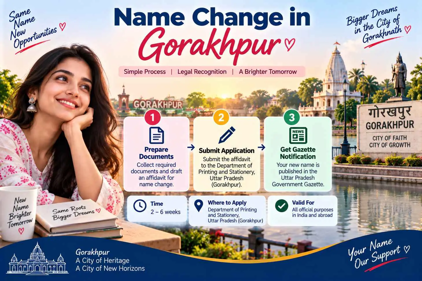 Name change in Gorakhpur