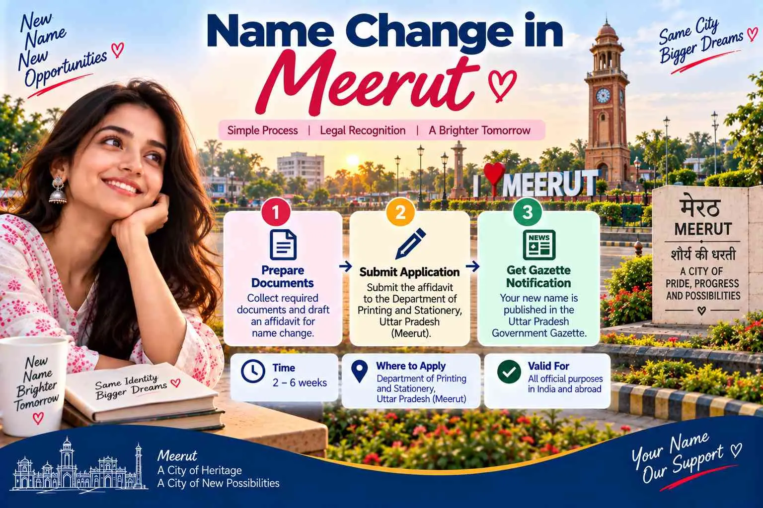 Name change in Meerut